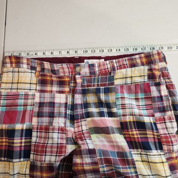 J. Crew Plaid Patchwork Preppy Y2K Pants 36X30 Men's Golf Academia Professional - Picture 7 of 11